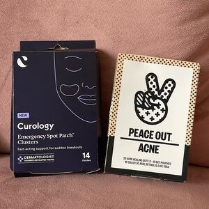 NEW Curology and Peace Out Acne patches never used